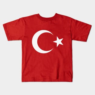 Turkey / Türkiye (Crescent & Star) Kids T-Shirt